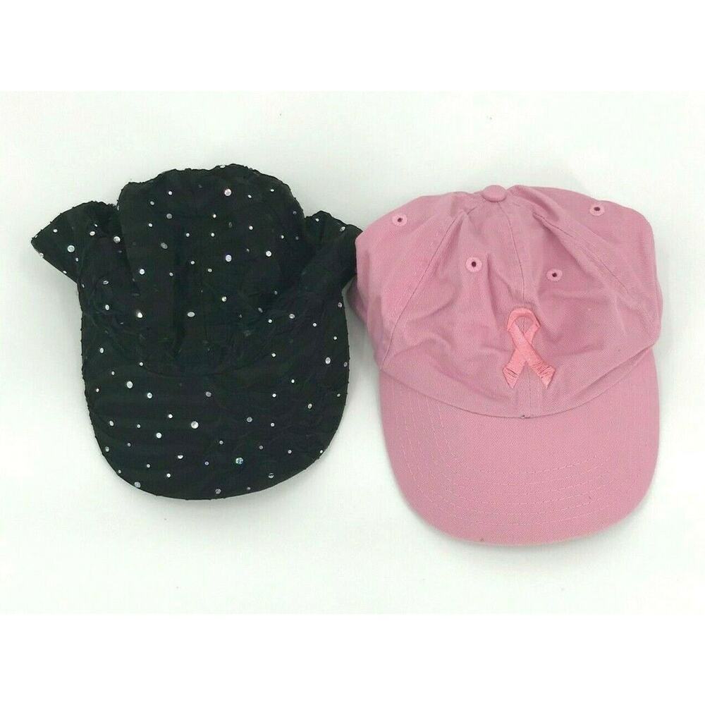 Girls Baseball Hat Bundle Breast Cancer